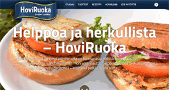 Desktop Screenshot of hoviruoka.fi