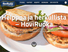 Tablet Screenshot of hoviruoka.fi